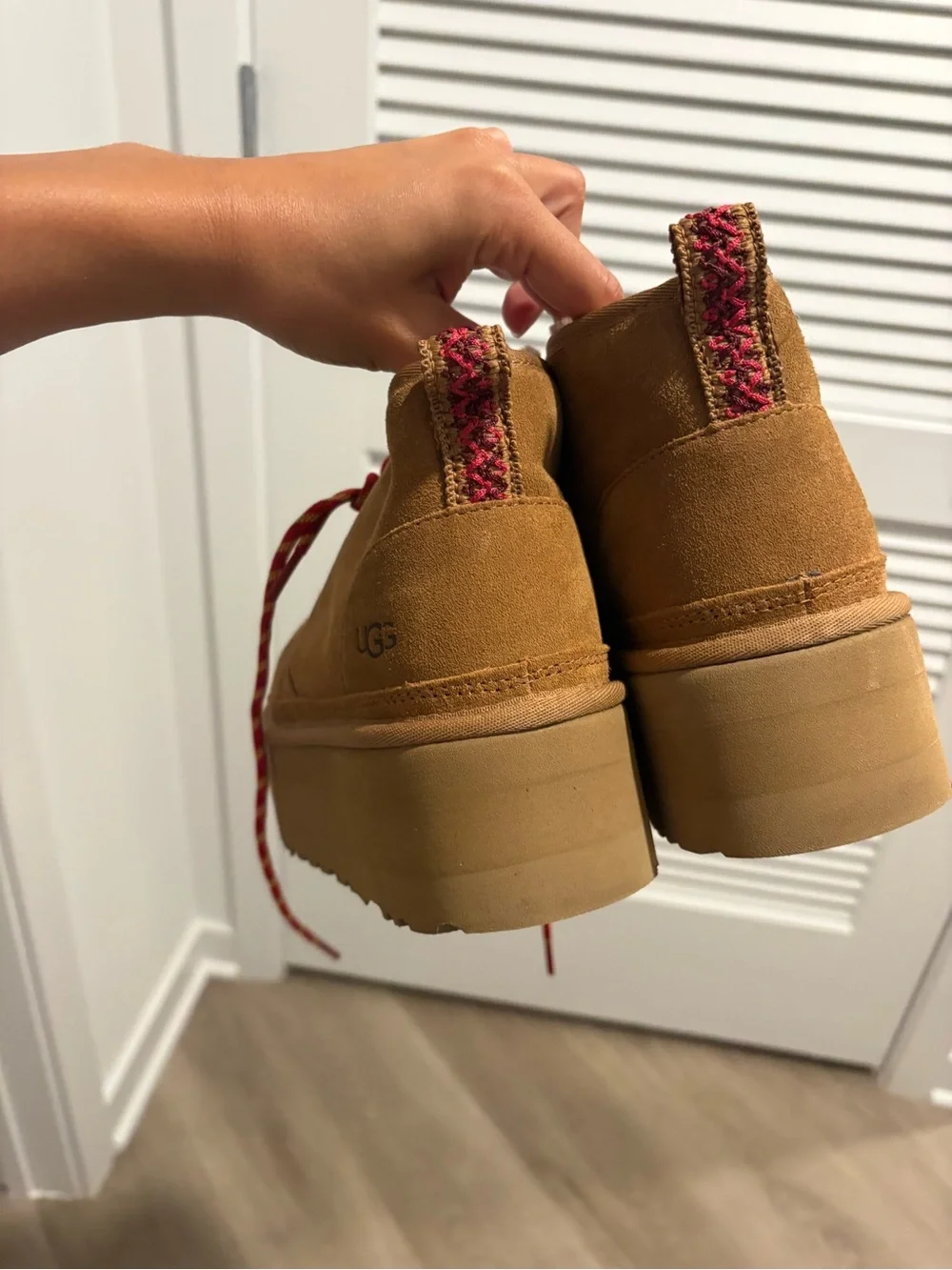 UGG Neumel Heritage Chestnut Platform Boots